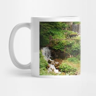 Mill Water Wheel and Stream Mug